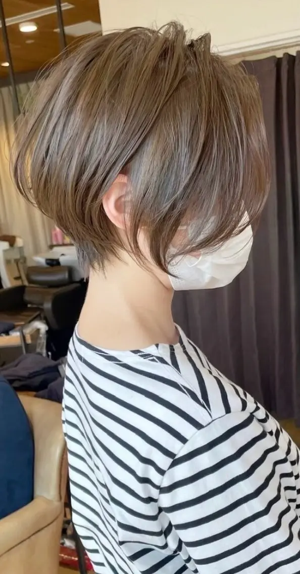 ショート カラー カット ヘアカラー トリートメント 《6月限定🉐価格》 /ショート特化/荒砂のヘアスタイル