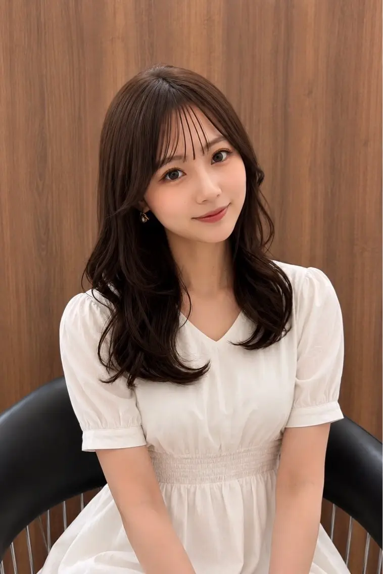 セミロング TAKAHASHI LEAPSのヘアスタイル