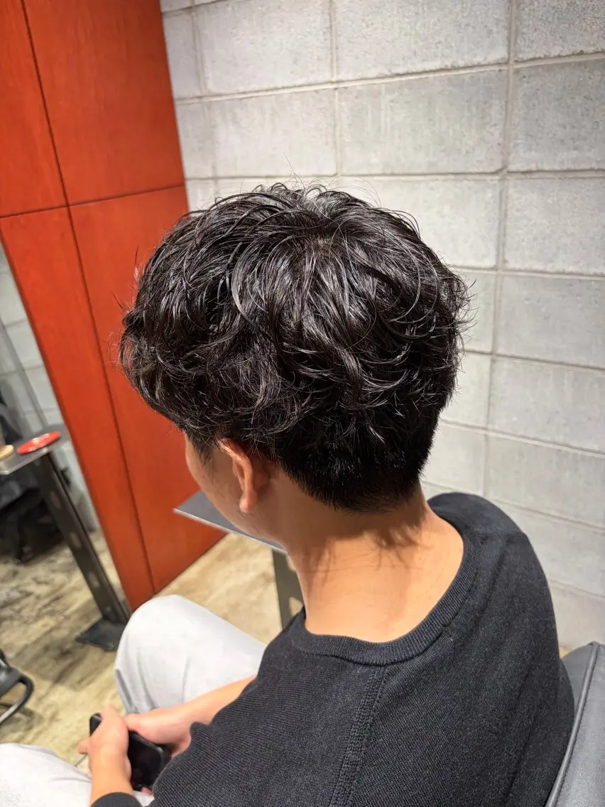 ミディアム メンズ カット トリートメント 艶髪職人🕺/栄 /HIROYUKIのヘアスタイル