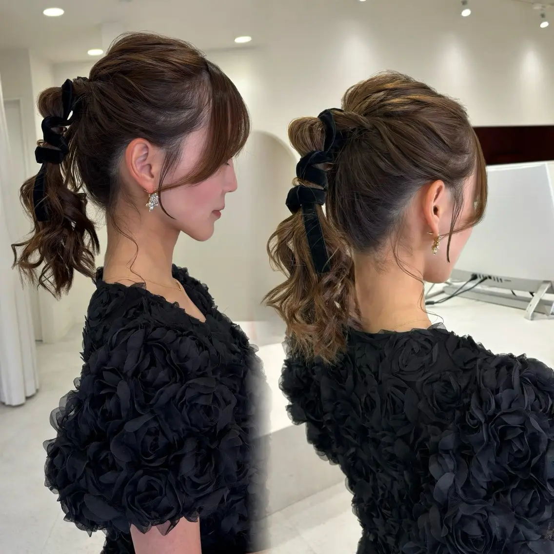 【特別な日やお出かけ前に】ヘアセット🌻の写真