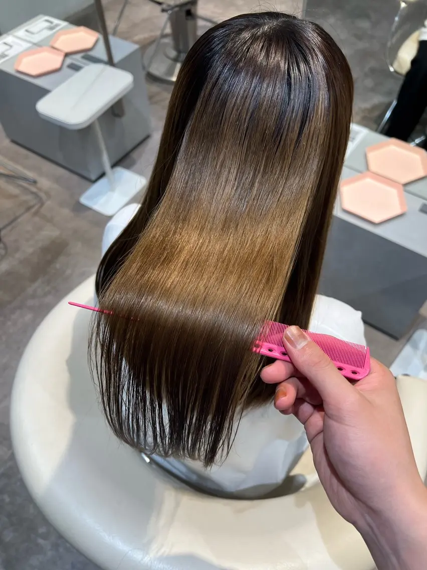 ミディアム カラー カット ヘアカラー トリートメント 💎透明感カラー特化 💎TAISEIのヘアスタイル