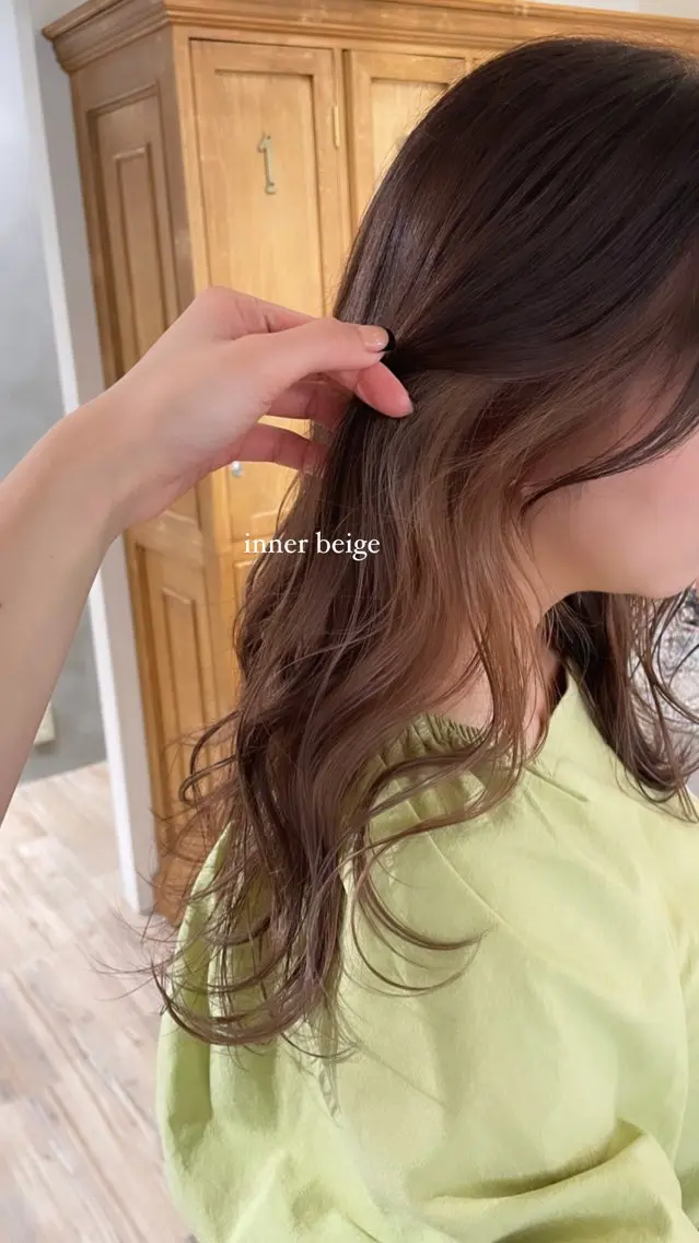 ミディアム カラー ヘアカラー sand🎀 Ricoのヘアスタイル