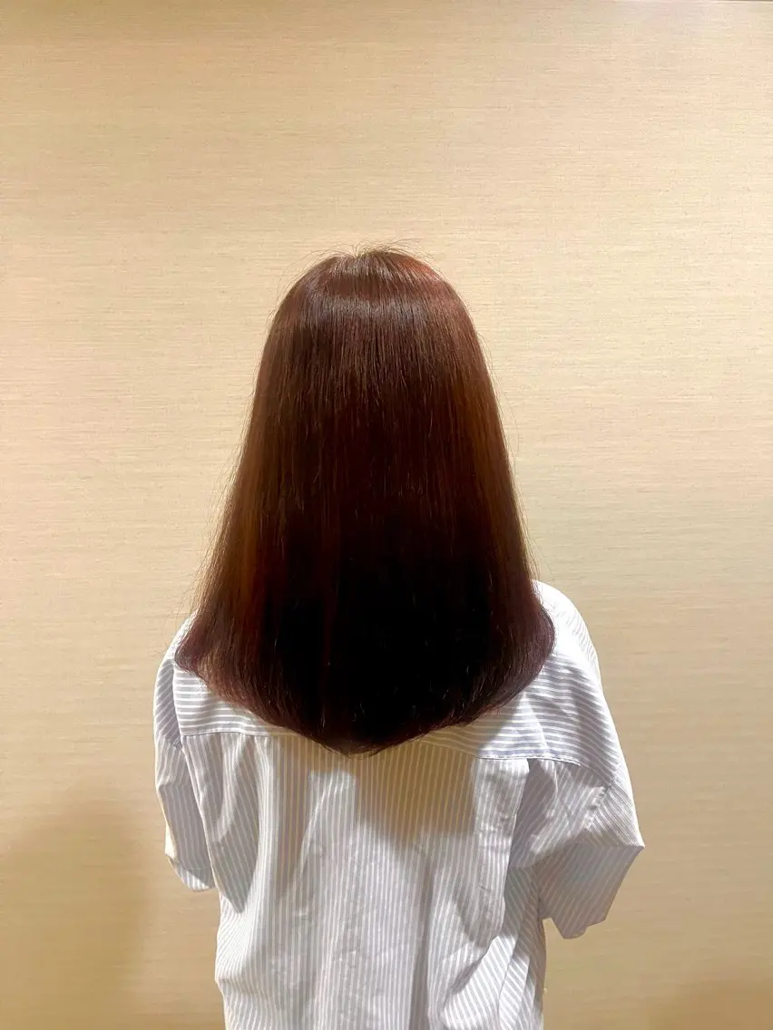 カラー ブラウンカラー ピンクカラー 似合わせカット/ KUZUNOのヘアスタイル