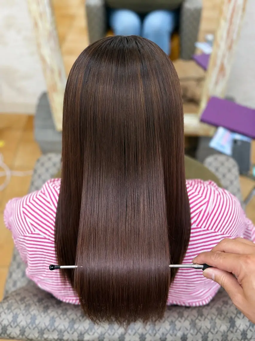 セミロング 髪質改善 トリートメント トリートメント dolphin ownerのヘアスタイル