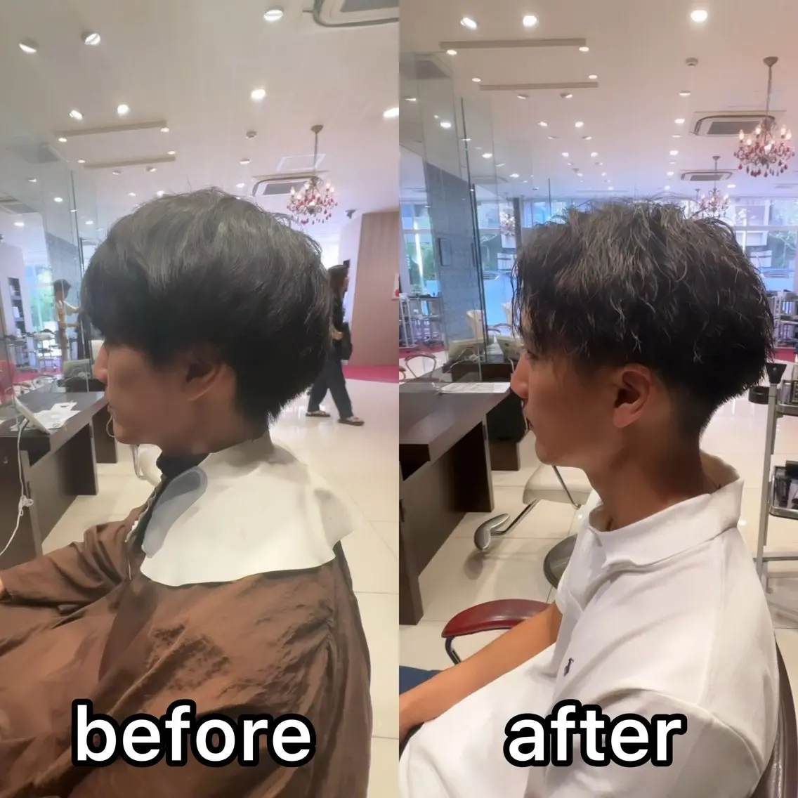 パーマ ツイストスパイラルパーマ スパイラルパーマ 益野 凌のヘアスタイル
