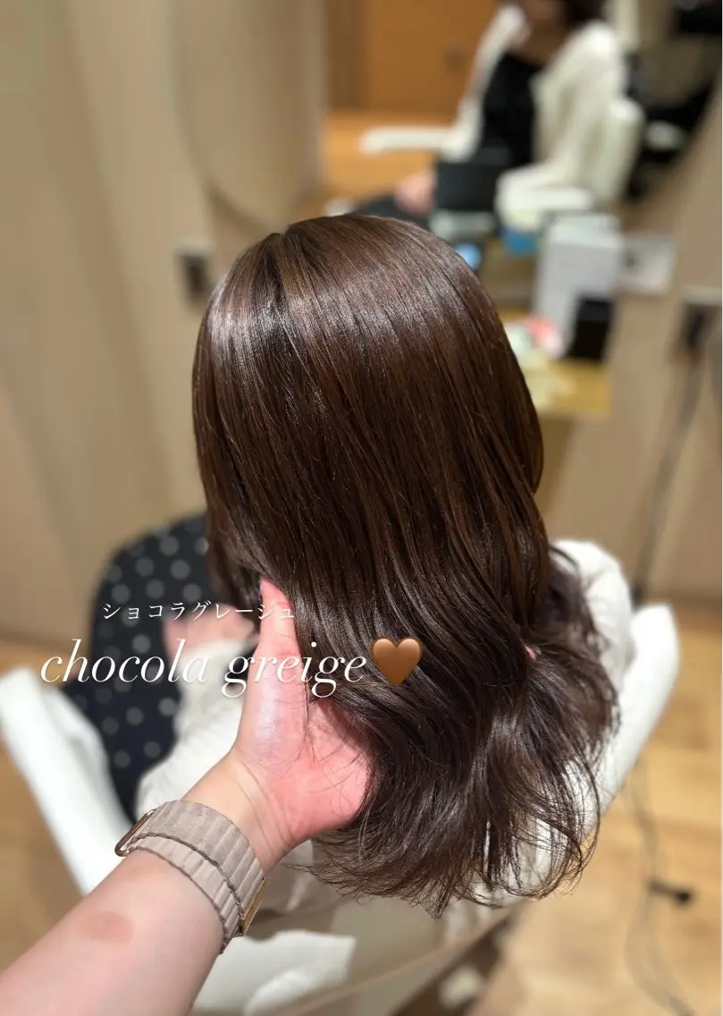 ミディアム カット ヘアカラー トリートメント 中島愛佳🐥⸒⸒ 縮毛矯正/艶髪カラーのヘアスタイル