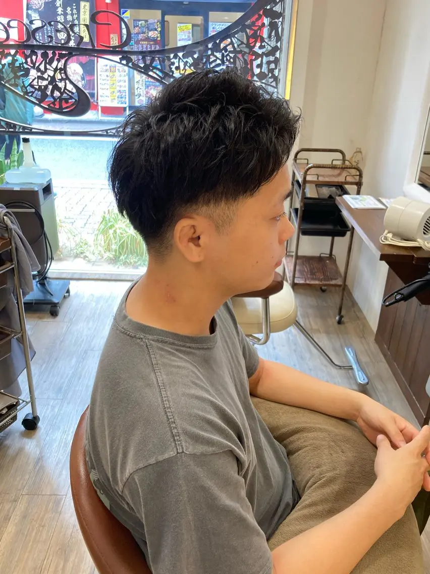 ショート メンズ カット特化型 美容師/栗本のヘアスタイル