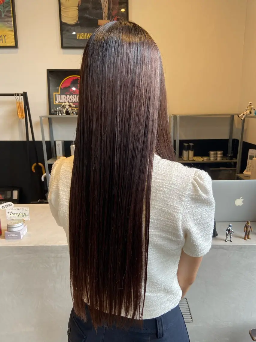 ロング ロング 縮毛矯正 縮毛矯正 💫縮毛矯正/ カット💫徳永あい子のヘアスタイル