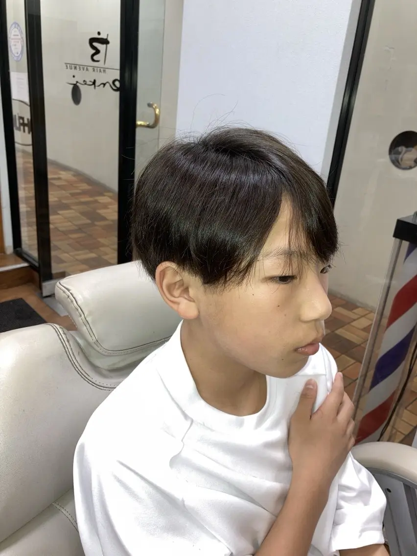 ショート レイヤーカット メンズ特化サロン なかはしのヘアスタイル