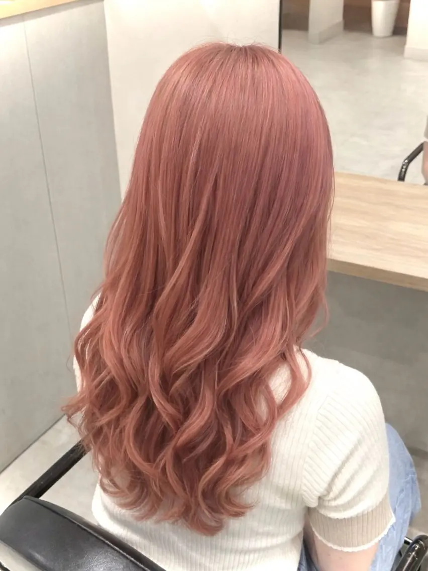 【🫧全部まとめて似合わせ🎀】カット+ダブルカラー+トリートメント🧸𖤐⡱の写真