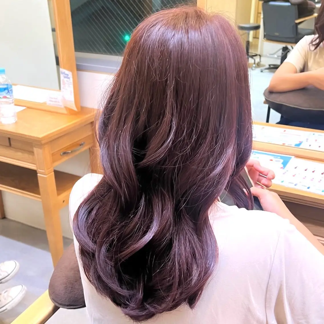 カラー ブリーチ ブリーチなしカラー ヘアカラー 中谷 安里のヘアスタイル