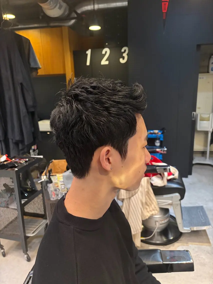 刈り上げないメンズスタイル！の写真