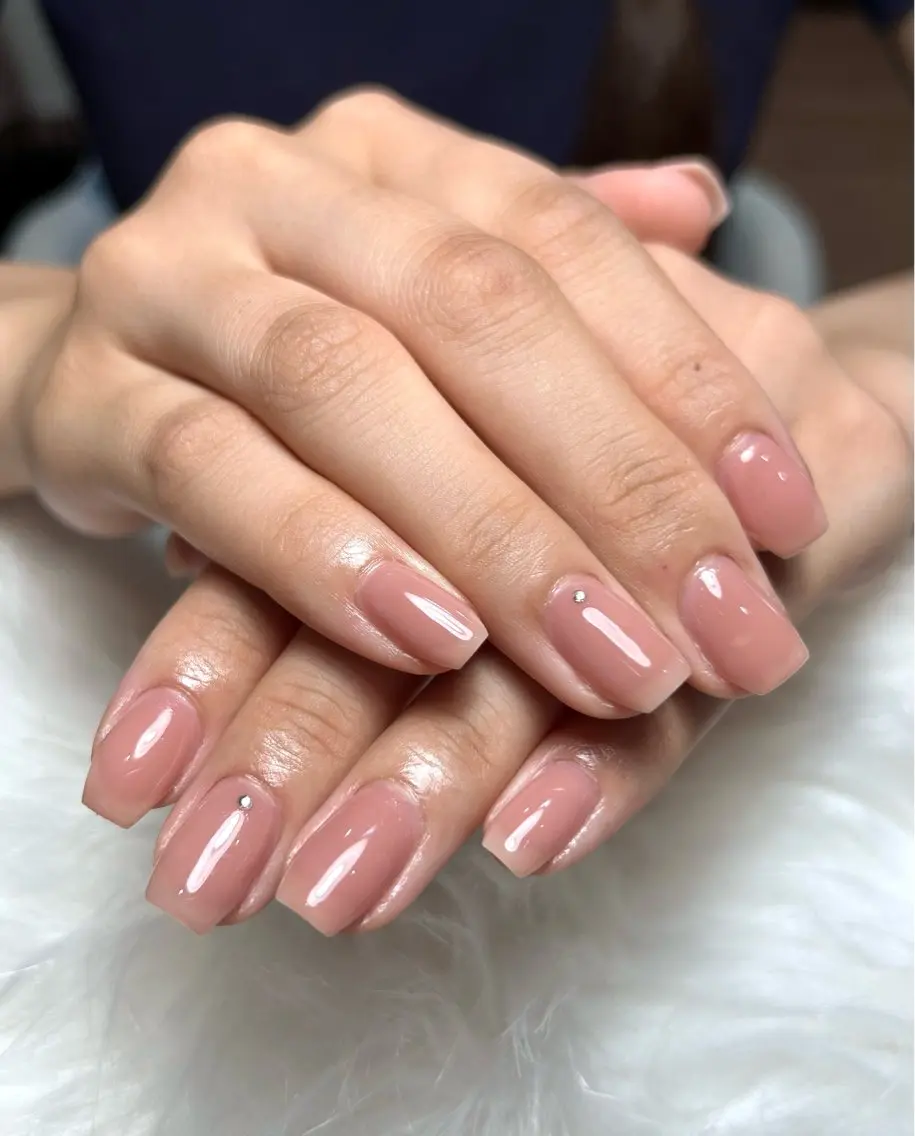 ネイル ジェルネイル 持ち込み ワンカラーネイル スカルプネイル xinh nailsのネイルデザイン