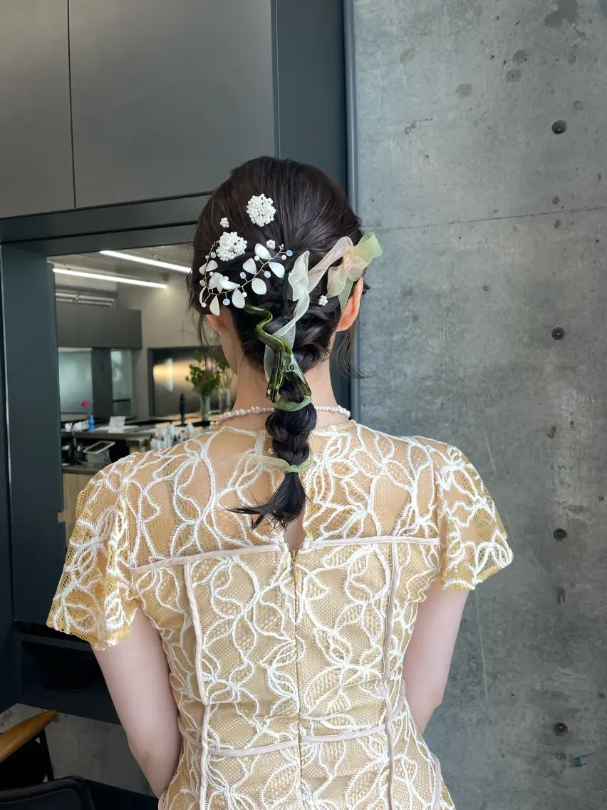 ヘアアレンジ ヘアセット 佐伯 和佳のヘアスタイル