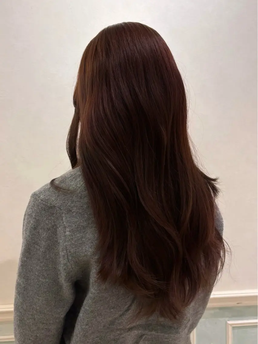 ロング 艶感暖色カラー🥀/ レイヤー / れいかのヘアスタイル