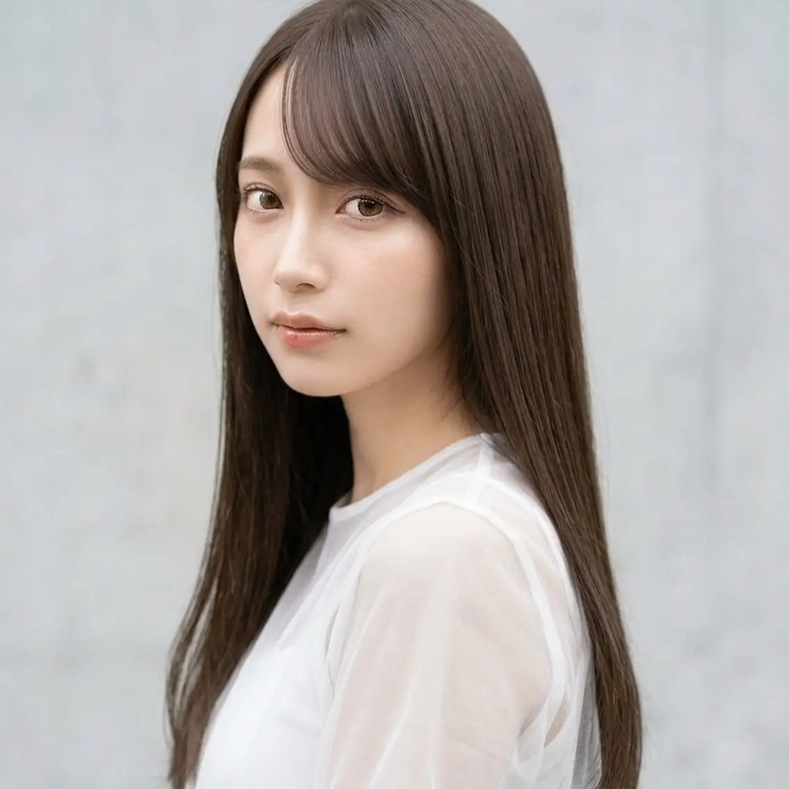 ロング カット 縮毛矯正 トリートメント 原田 祥彰のヘアスタイル