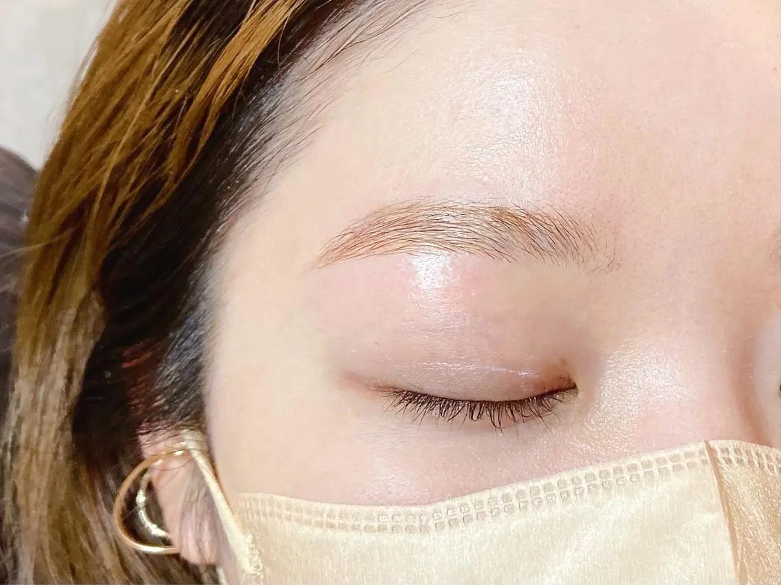 アイブロウ 眉カラー メンズアイブロウ salon de beauteJoieのマツエク・マツパデザイン