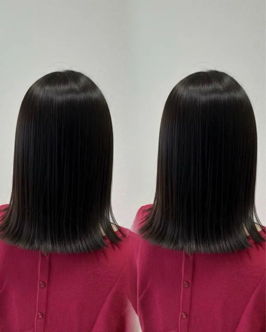 ロング カラー 黒髪 透明感カラー トリートメント Cinci💛いつか 💛透明感カラーのヘアスタイル