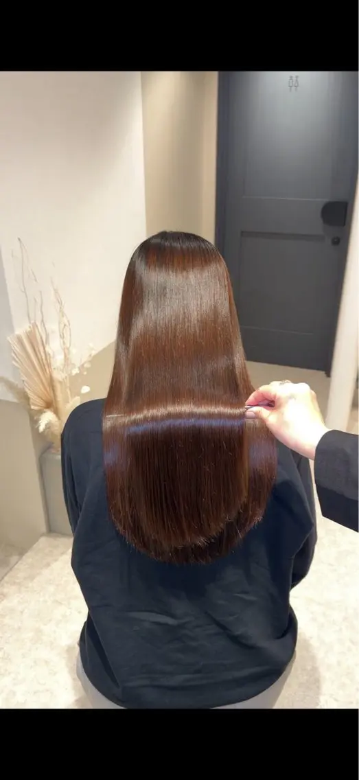 ロング カラー パーマ 谷口 綾音のヘアスタイル