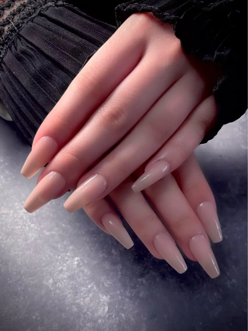 ネイル ワンカラーネイル スカルプネイル シンプルネイル ネイルチップ ハンドネイル YUKO nailのネイルデザイン