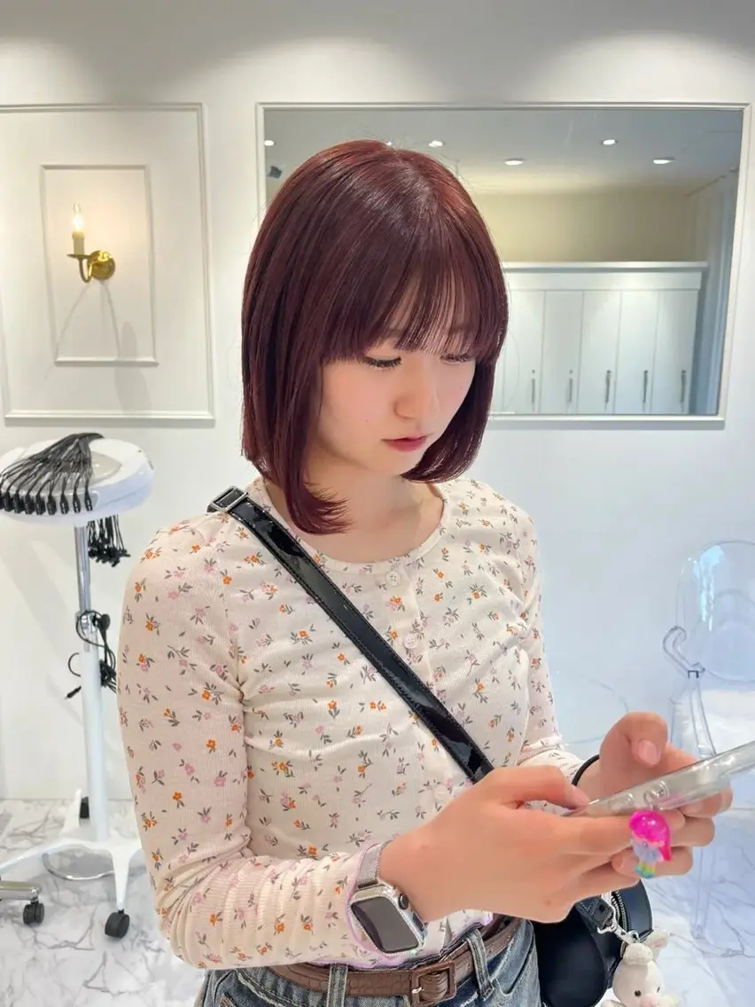 ミディアム ヘアカラー ParveMix /石田 佳澄🩶のヘアスタイル