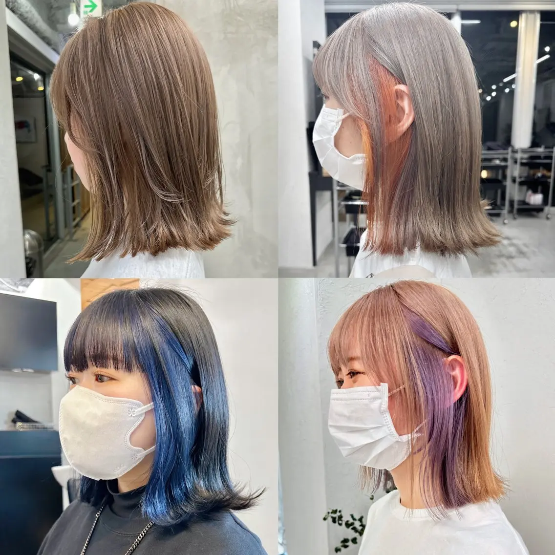 カラー カット トリートメント ブリーチダブルカラー 【koide】のヘアスタイル