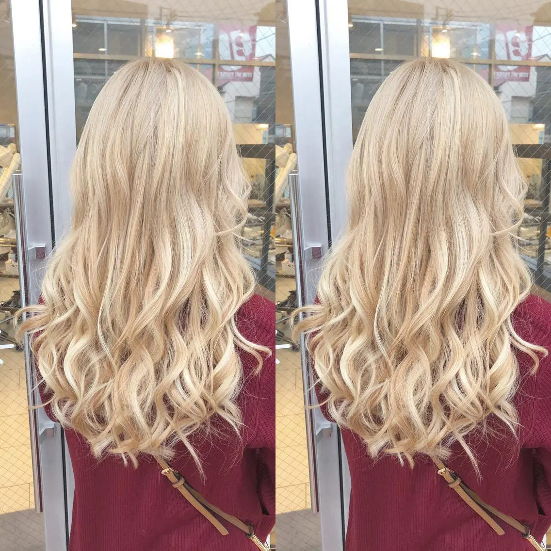 ロング カラー ショートボブ シールエクステ ベージュカラー ダブルカラー グレージュ ヘアカラー トリートメント エクステ 【Diar】オーナー アキヨシケンタのヘアスタイル