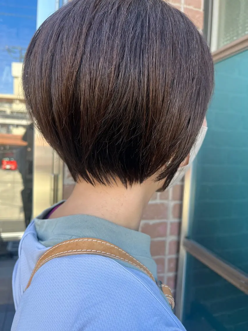 ショート メンズ 久木原 ゆりのヘアスタイル