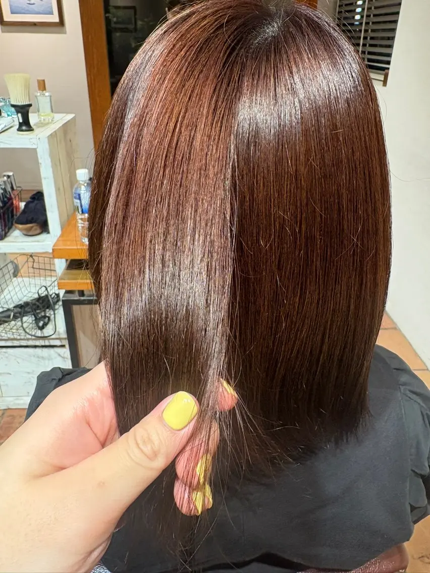 ミディアム カラー Ⓨⓤ-ⓚⓐ mist𖧷hairのヘアスタイル