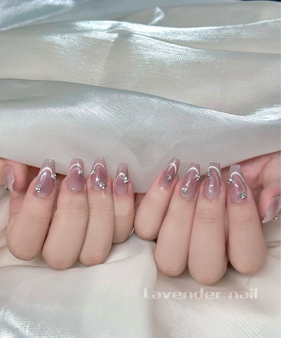 ネイル ハンドネイル Lavender nail·中島公園のネイルデザイン