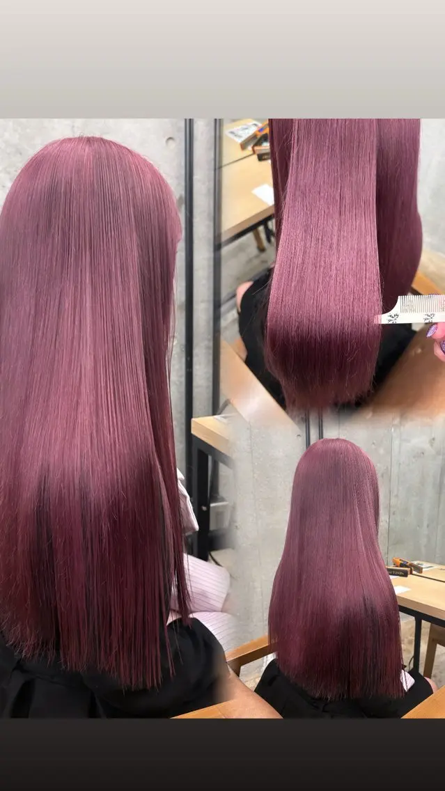 カラー ヘアアレンジ ヘアカラー トリートメント 🎀暖色カラー🎀 ♡yurika♡のヘアスタイル