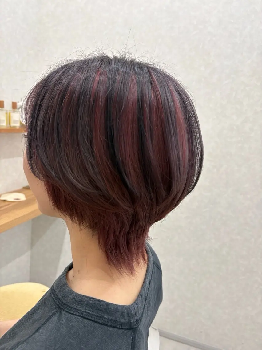 ☆デザインカラー☆ ブリーチ込みの写真
