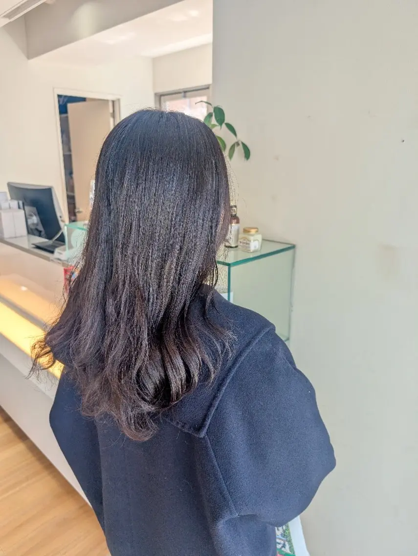 パーマ ロング 似合わせヘアセット＆ カット🤍野口弥生のヘアスタイル