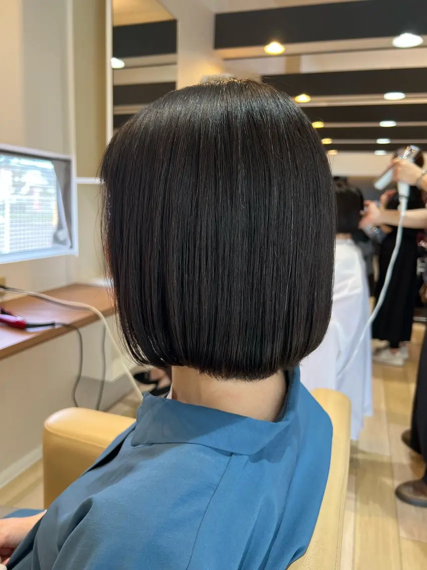 ショート ボブ カット ヘッドスパ cyan Amiのヘアスタイル