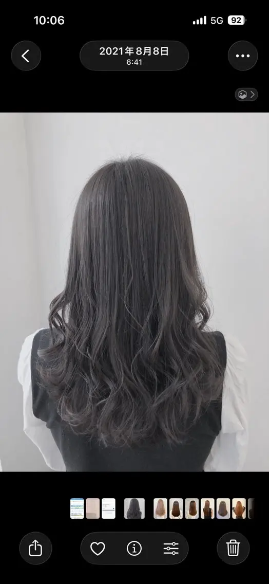 セミロング ヘアカラー トリートメント 📍blossom 東中野／ユメミ🤎のヘアスタイル
