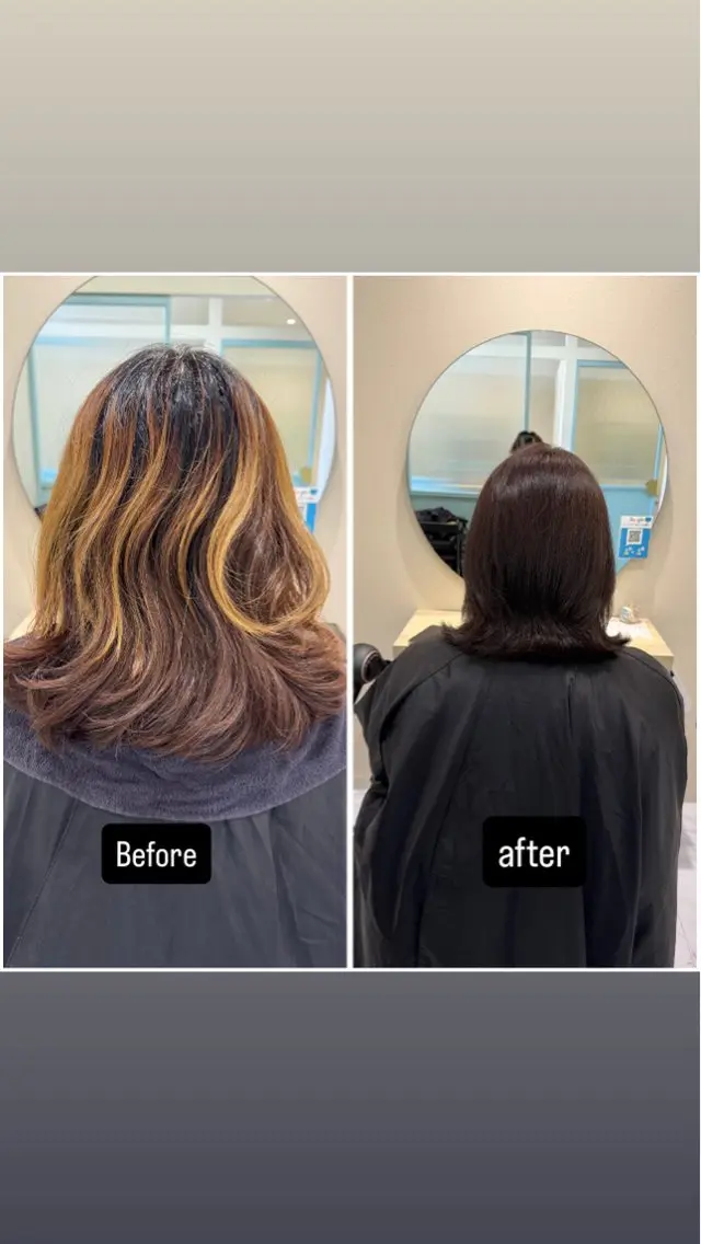 ミディアム カット ヘアカラー トリートメント 丹野 圭太のヘアスタイル