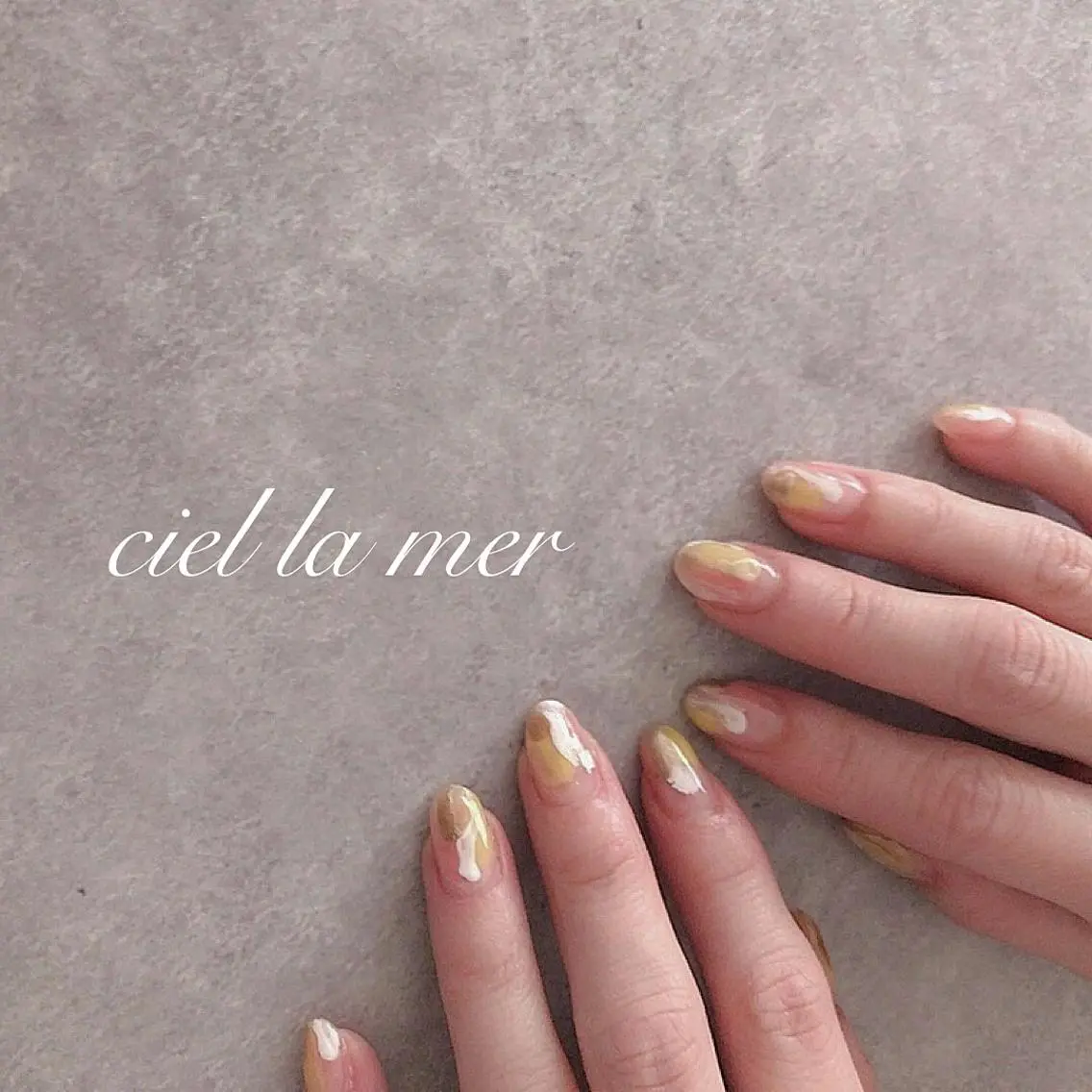 ネイル ハンドネイル フットネイル ciel la merのネイルデザイン