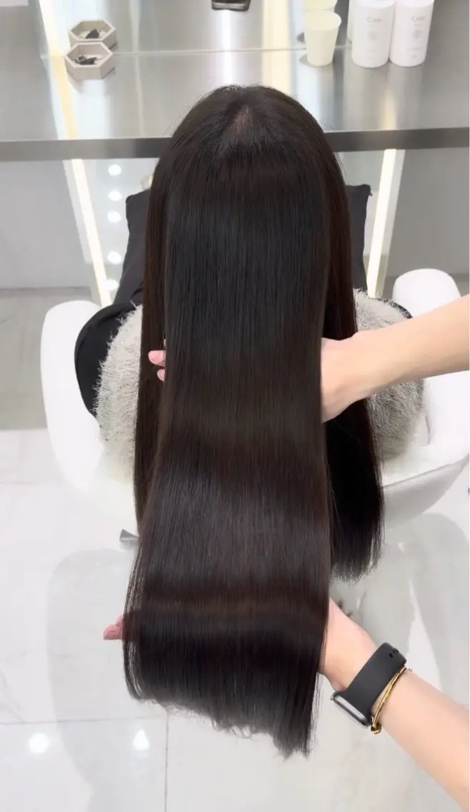 ロング カット 縮毛矯正 トリートメント MAKOTO／縮毛 矯正／梅田／茶屋町のヘアスタイル