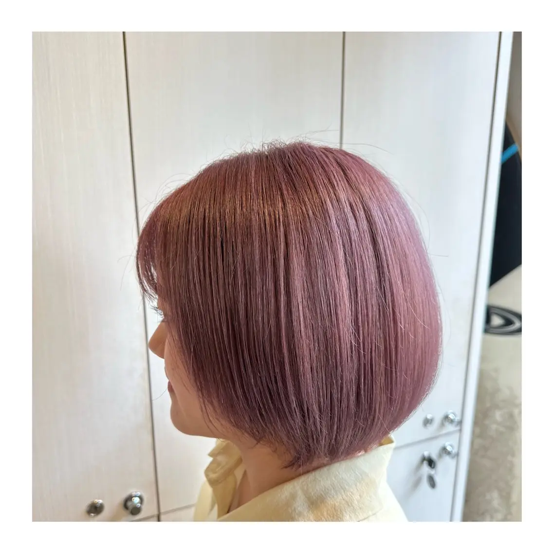 ショート カラー ヘアカラー トリートメント あべ ゆうかのヘアスタイル