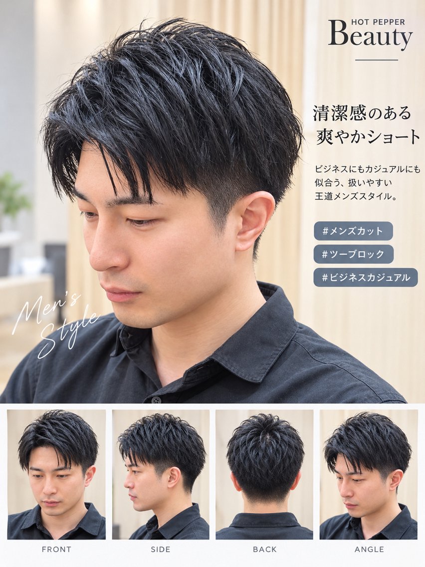 ショート ショートヘア カット 小沼 裕太のヘアスタイル