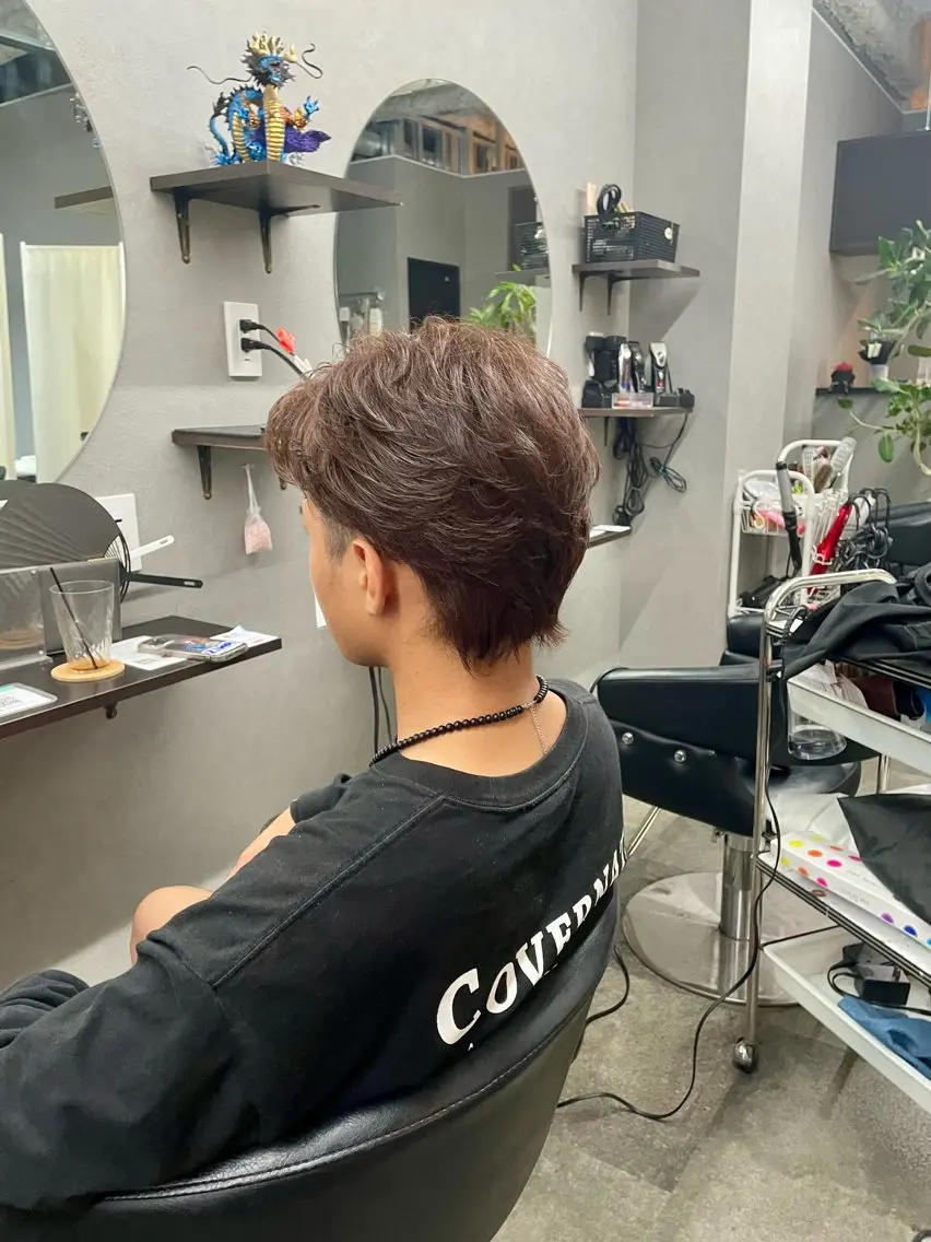カラー メンズ カット ヘアカラー ヘアセット 🌻ミラクル美容師 🌻✨クッポ✨のヘアスタイル