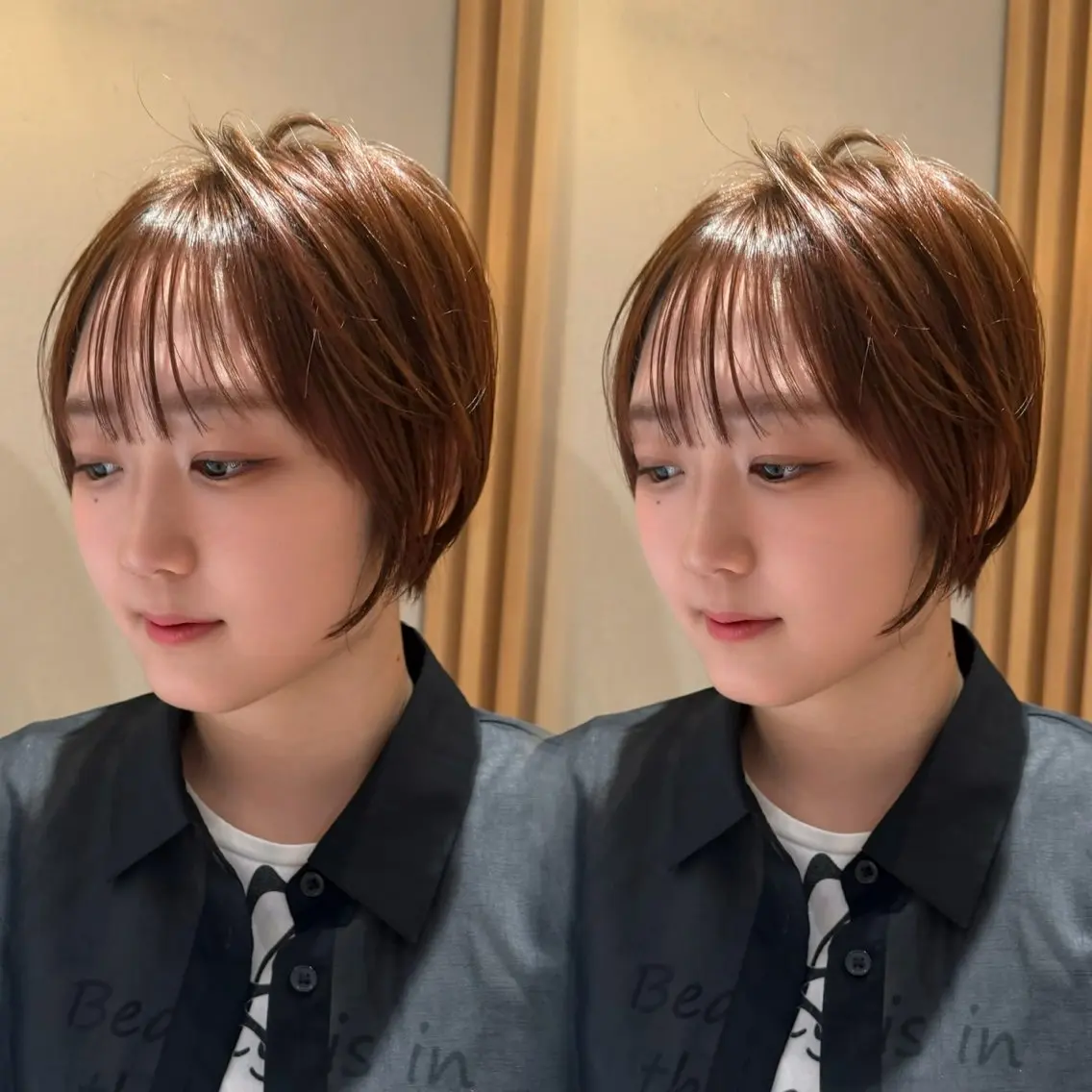 ショート レイヤー/髪質改善 Lond ambreのヘアスタイル