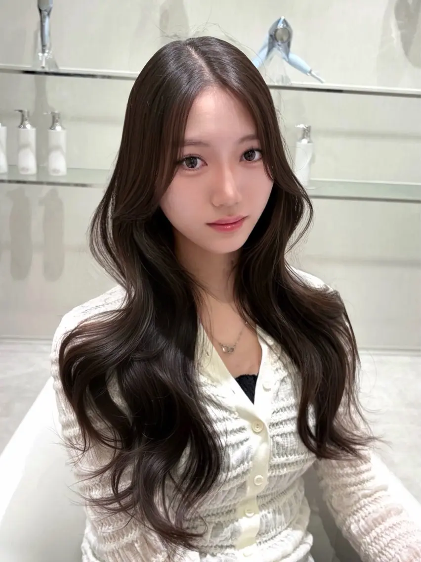 ロング カラー ヘアアレンジ 似合わせカット 小顔カット ワンホンヘア ヘアカラー トリートメント ヘアセット 🎀トレンドヘア🎀 なつみ/COA銀座のヘアスタイル