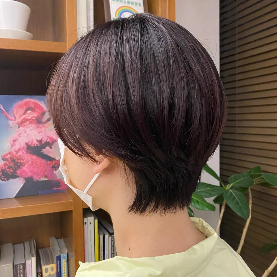 ショート カラー 似合わせレイヤー/ ケアパーマ/高倉のヘアスタイル