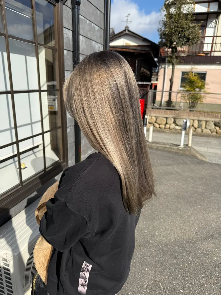 ロング 髪質改善⚡️カラー 🍀武久 誠🍀のヘアスタイル