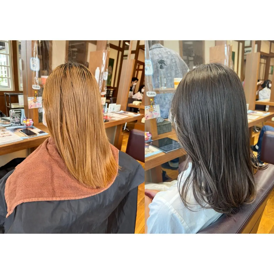 《5・6月限定🦊》カット+髪質改善水素カラー🫧(SB込)¥15,000→¥11,000の写真