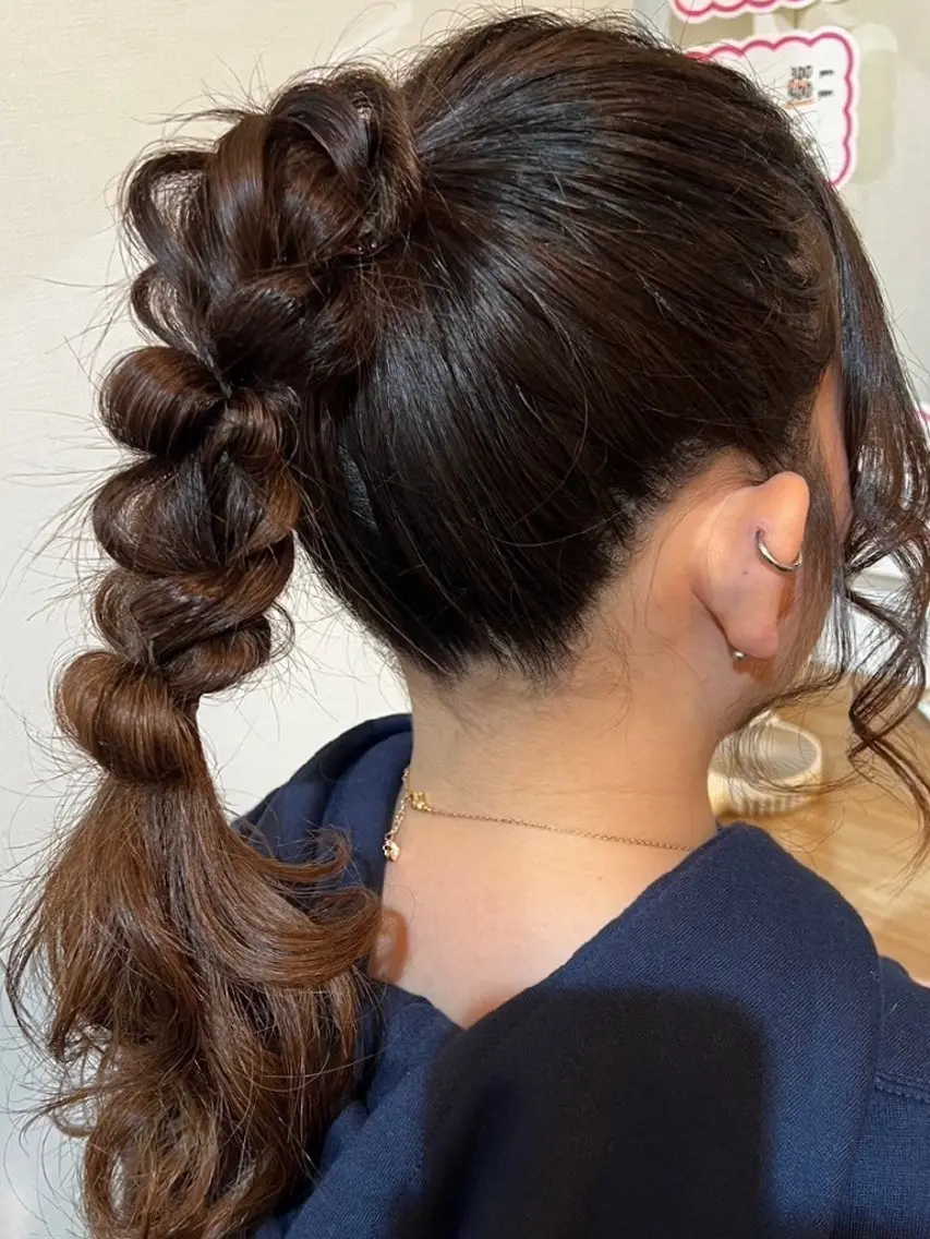 ヘアアレンジ ヘアセット 心斎橋/セットサロン /ボイボイのヘアスタイル