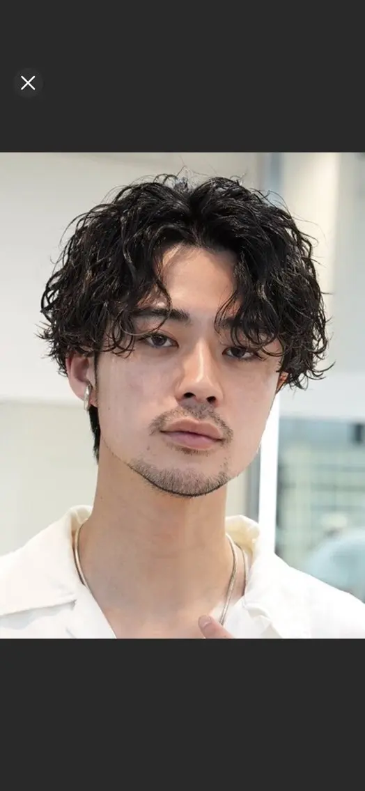 ショート カラー パーマ メンズ メンズパーマ カット パーマ fifth /波巻き /シャドウ/Kotaのヘアスタイル