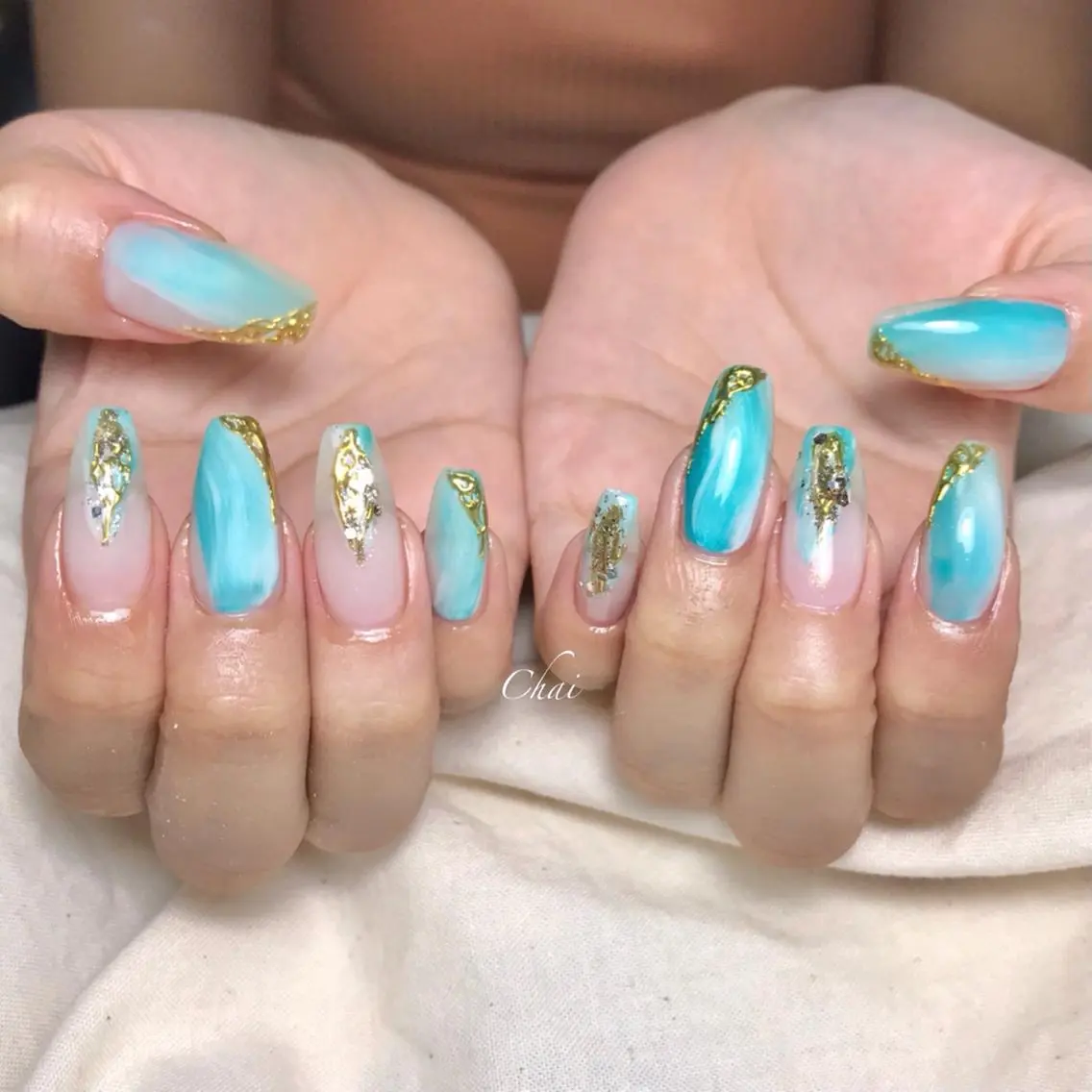 ネイル マットネイル ハンドネイル chai nail _ai📍鶴橋/桃谷のネイルデザイン
