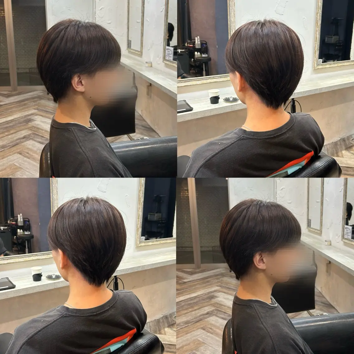 カラー メンズ マッシュウルフ マッシュ シースルーマッシュ メンズウルフカット 透明感カラー HONAMI .のヘアスタイル